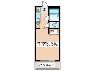 ビューハイツ富士の物件間取画像